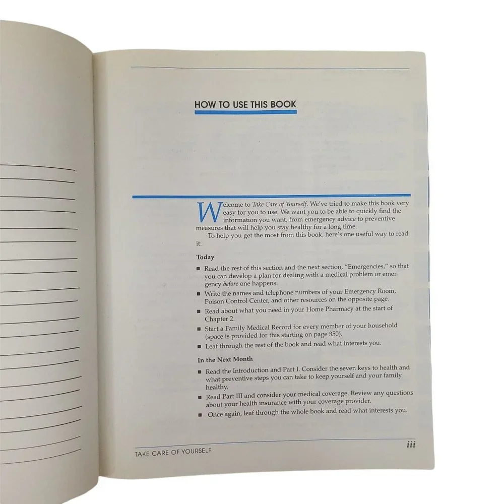 Take Care Of Yourself Guide To Medical Self Care 6th Edition 1996 Paperback - Picture 6 of 12